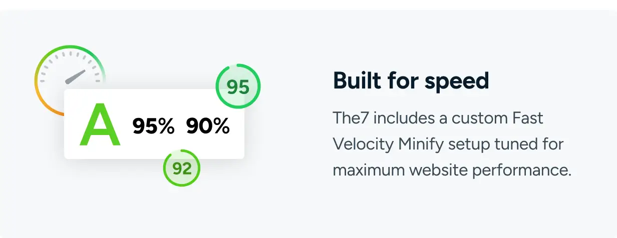 Built for speed