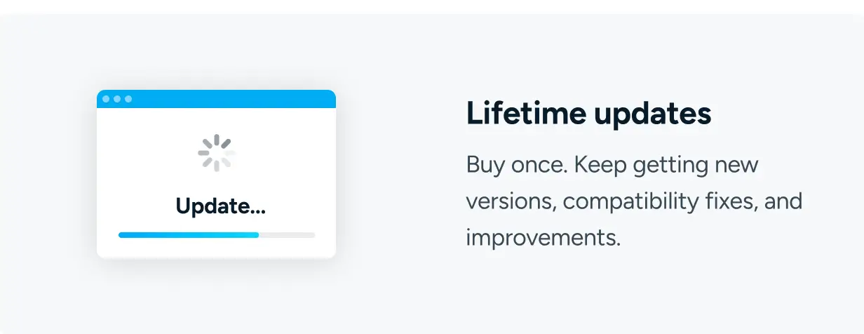 Lifetime updates