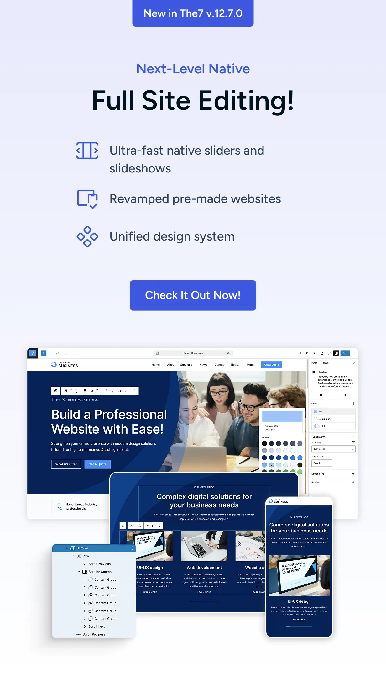 Next-Level Native Full Site Editing