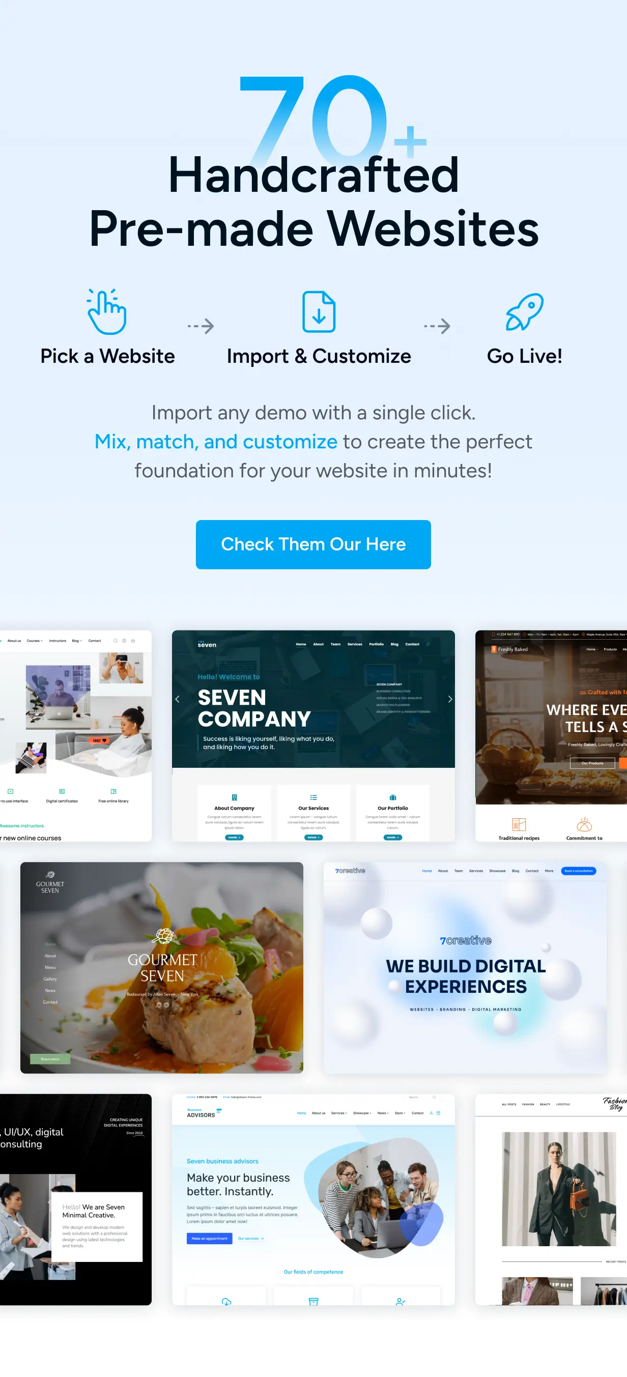 Pre-Made Websites