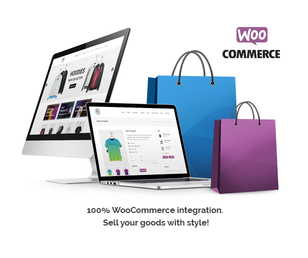 100% WooCommerce integration. Sell your goods with style.